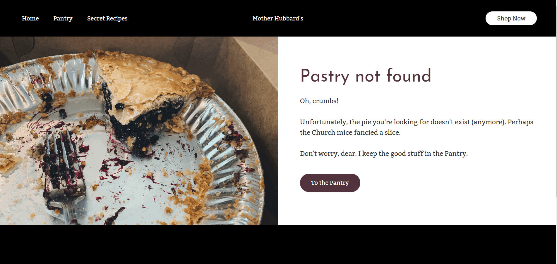 Funny 404 page